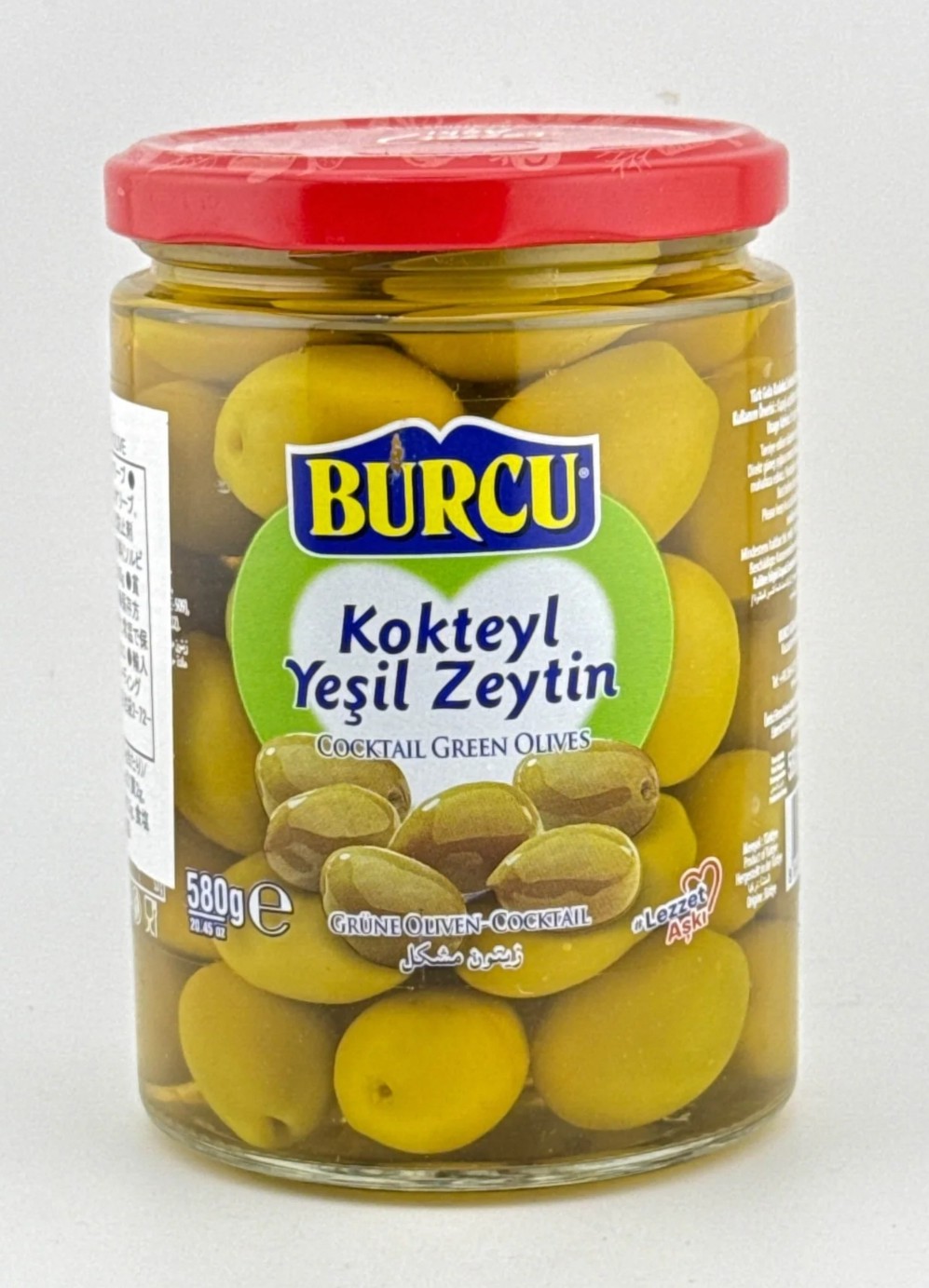 Green olive cocktail 580g